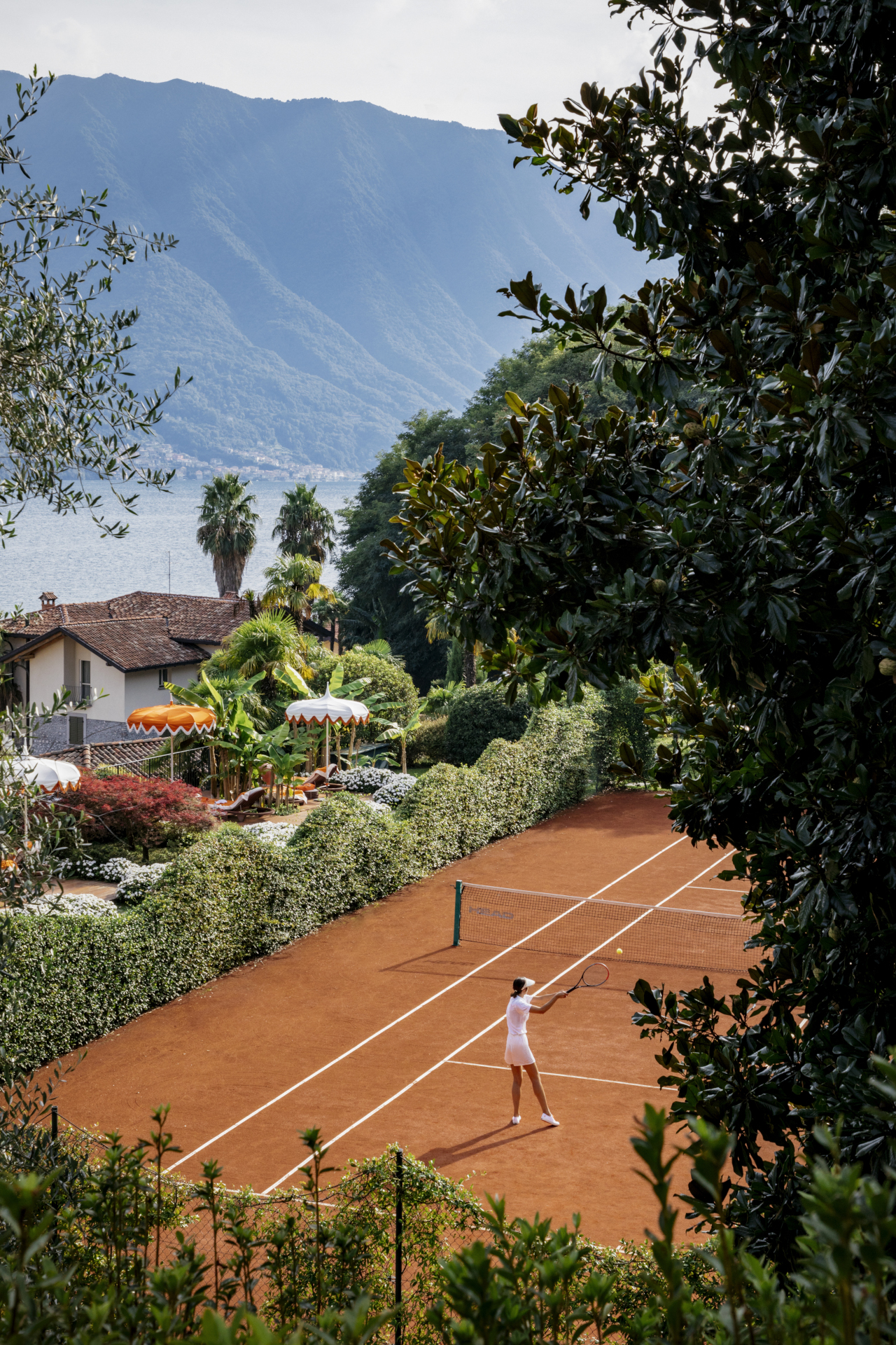 3 Tennis Court With A Tennis Player